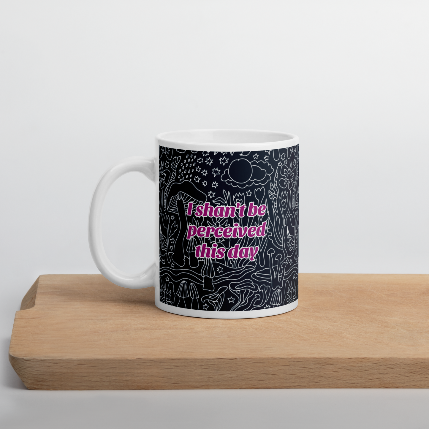 Stop Perceiving Me Mug