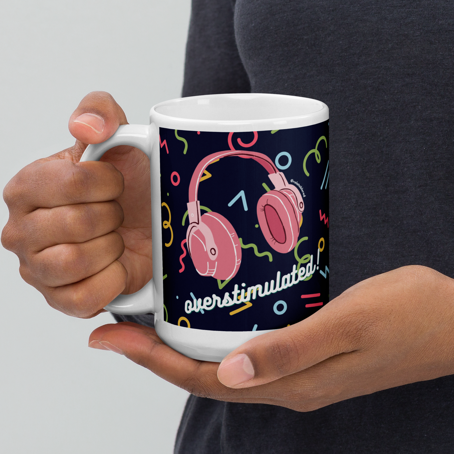 Overstimulated Mug by RelatableRed