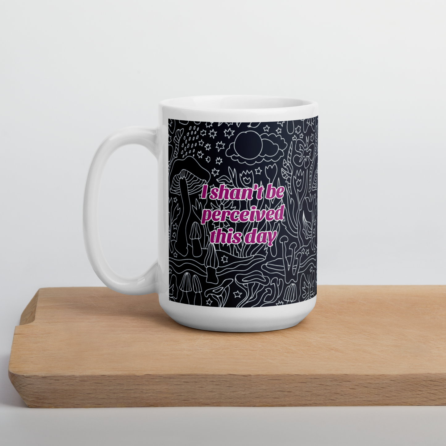 Stop Perceiving Me Mug